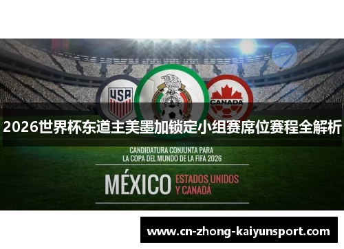 2026世界杯东道主美墨加锁定小组赛席位赛程全解析 2026世界杯东道主美墨加锁定小组赛席位赛程全解析